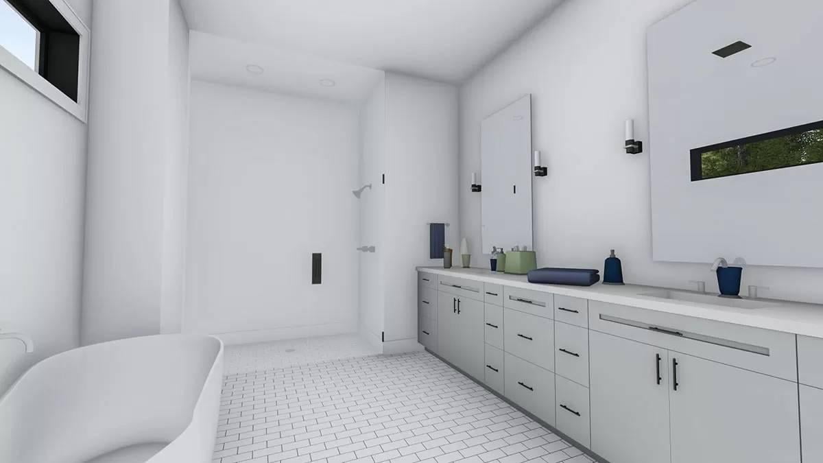 Sleek Modern Bathroom with a Minimalist Touch