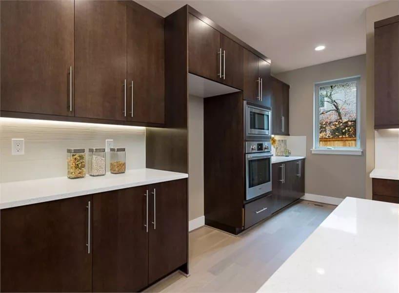 Notice the Under-Cabinet Lighting in This Sleek Kitchen