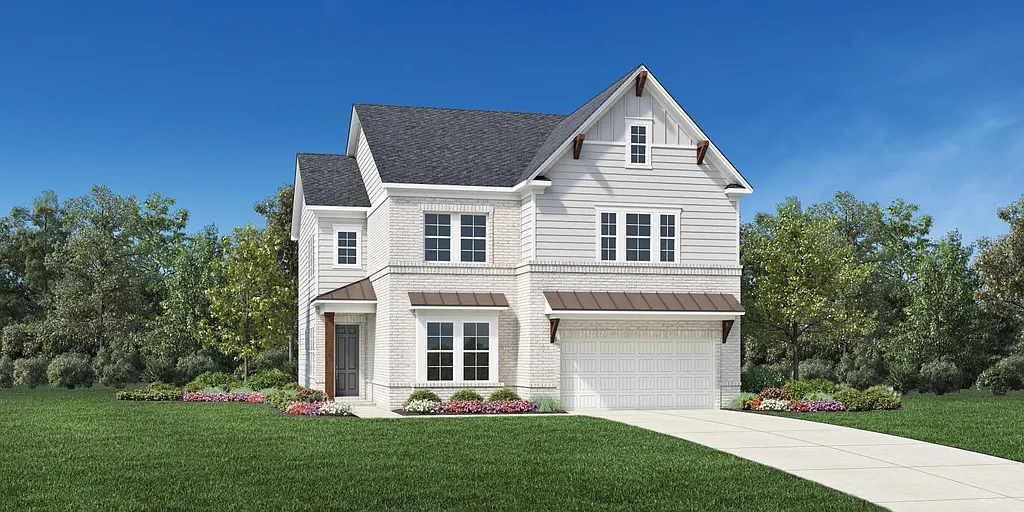 5-Bedroom Traditional-Style with Front Porch and 2-Car Garage (3,310 Sq. Ft. Floor Plan)