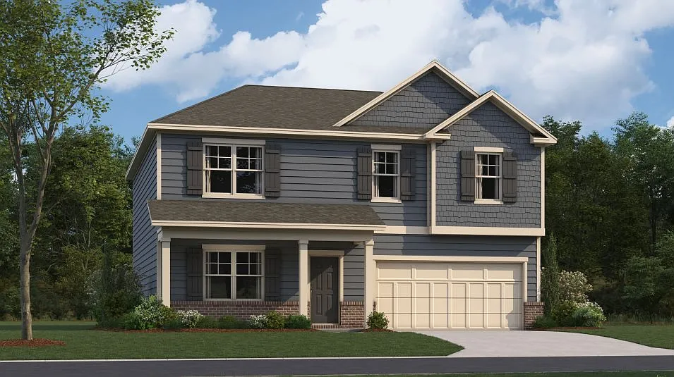 Craftsman-Style 4-Bedroom Home with Loft and 2-Car Front-Entry Garage (2,522 Sq. Ft. Floor Plan) 