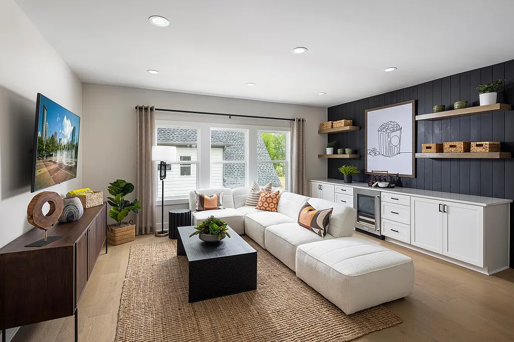 Farmhouse-Style 5-Bedroom The Wiueca Home with Loft and Two-Story Foyer (3,599 Sq. Ft. Floor Plan)