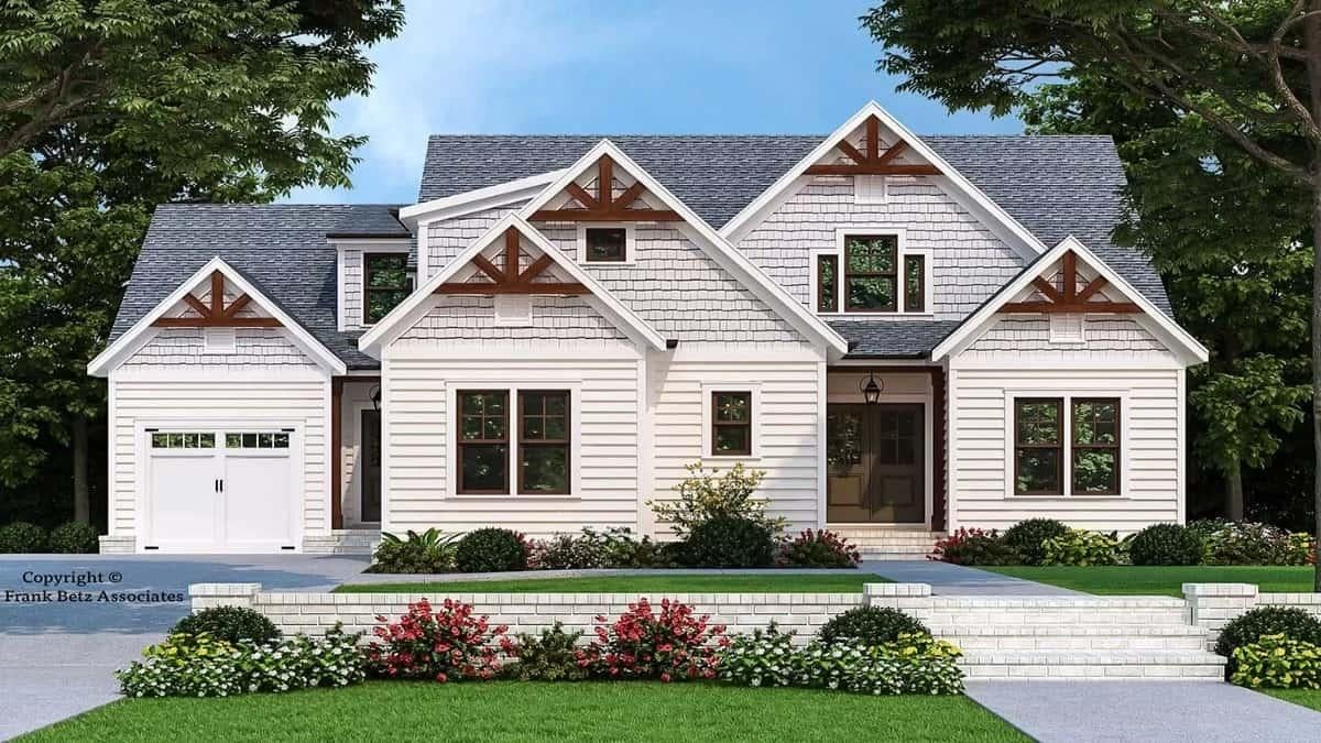 Craftsman Charm with Distinctive Gable Accents