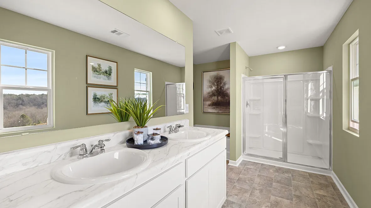 4-Bedroom Traditional-Style Home with Flex Room and Double Garage (2,338 Sq. Ft Floor Plan)