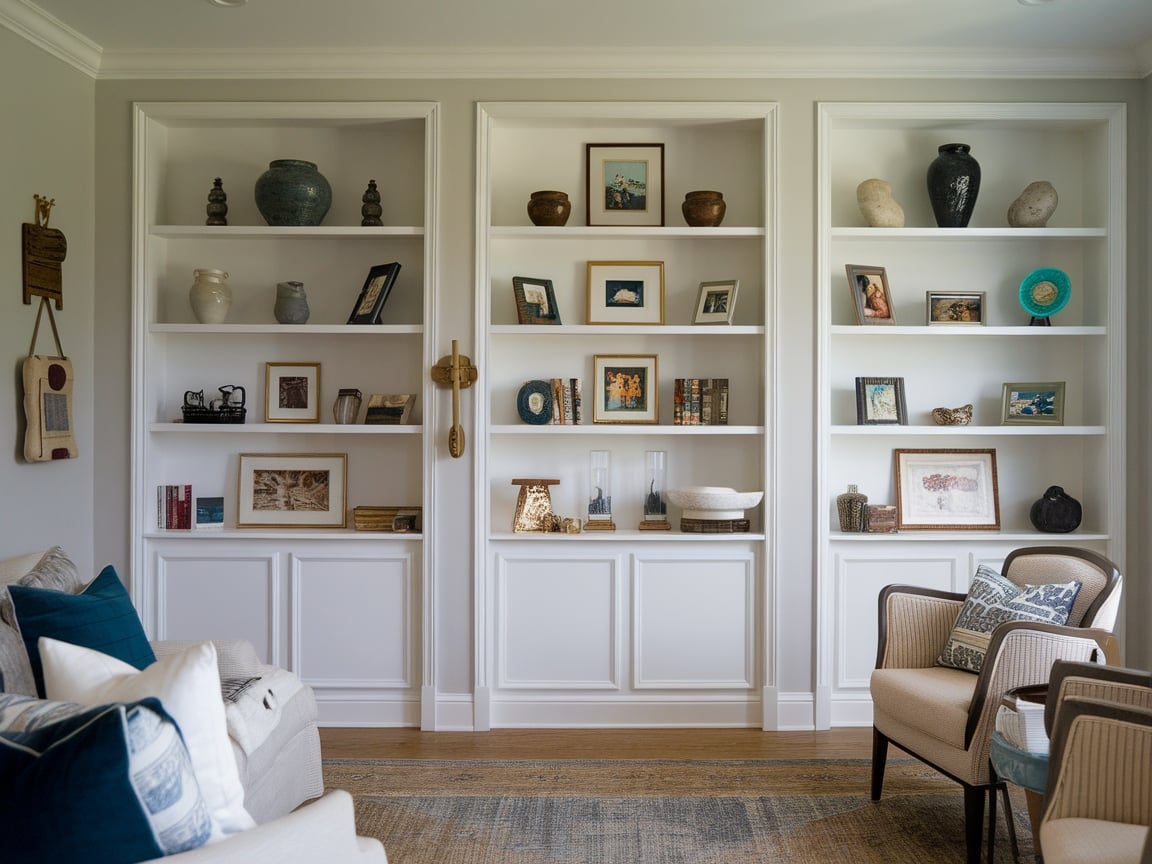 18. Alcove Shelving Enhancing Living Spaces