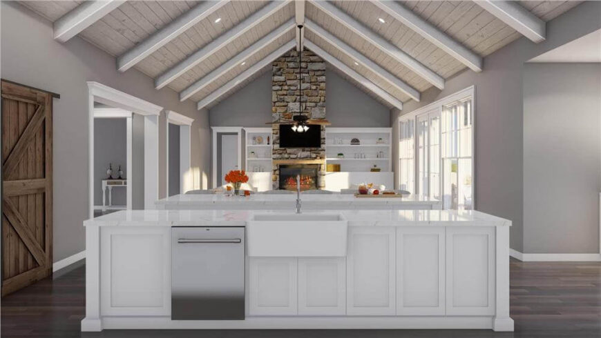 4-Bedroom Modern Farmhouse with Bonus Room and Walkout Basement (Floor ...