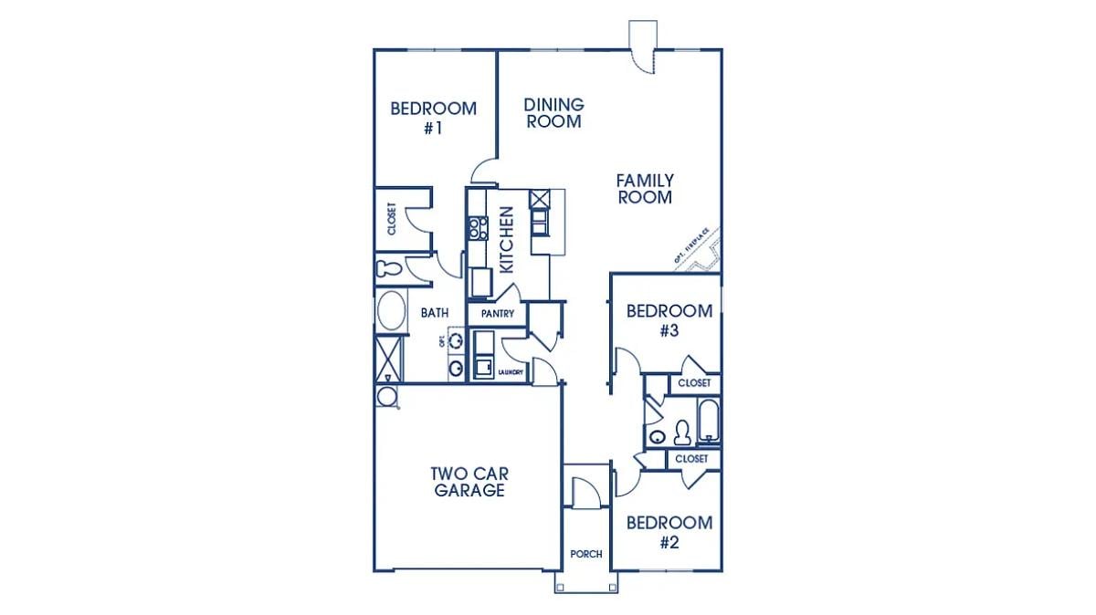 The Aria 3-Bedroom Ranch-Style Home with Open-Concept Living and 2-Car Garage (1,714 Sq. Ft Floor Plan) 