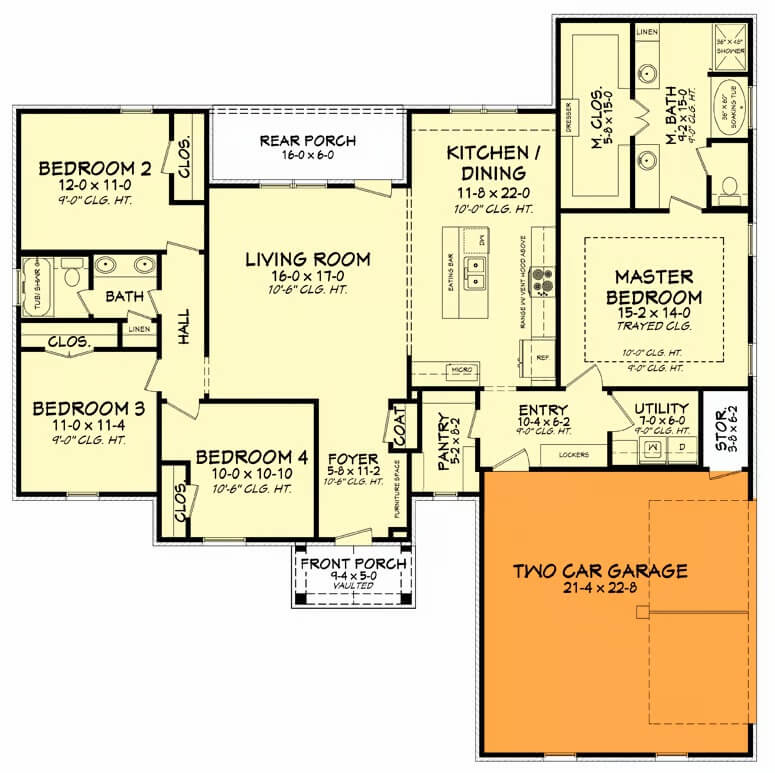 2-Car Side Garage Option