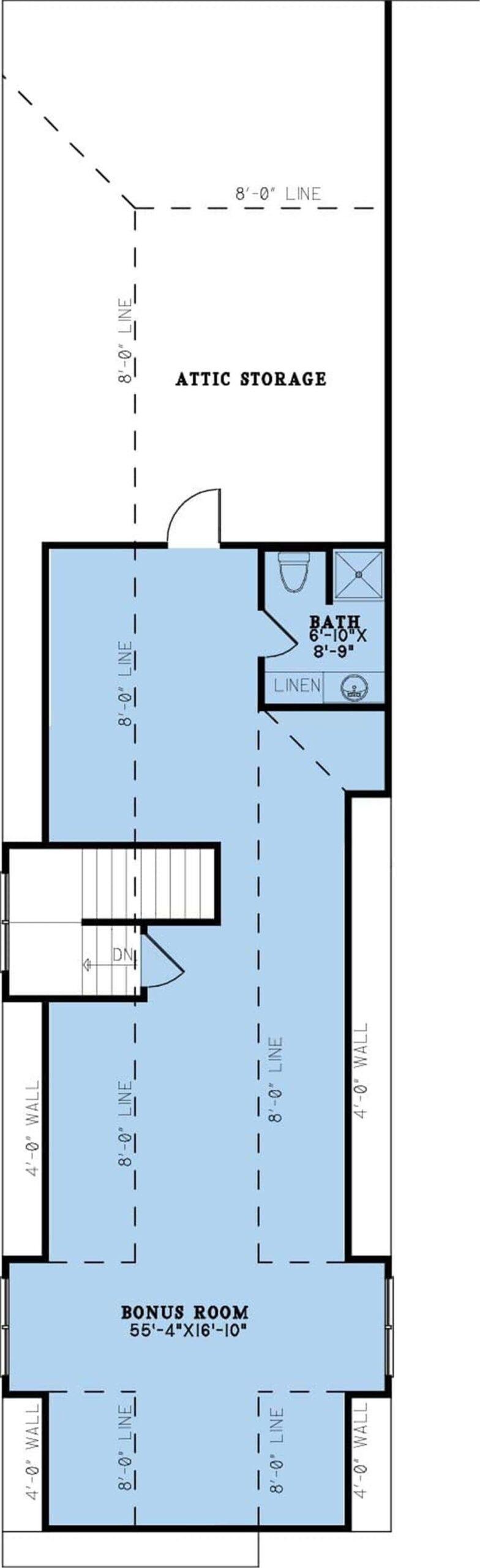 Explore the Bonus Room and Attic Storage Layout