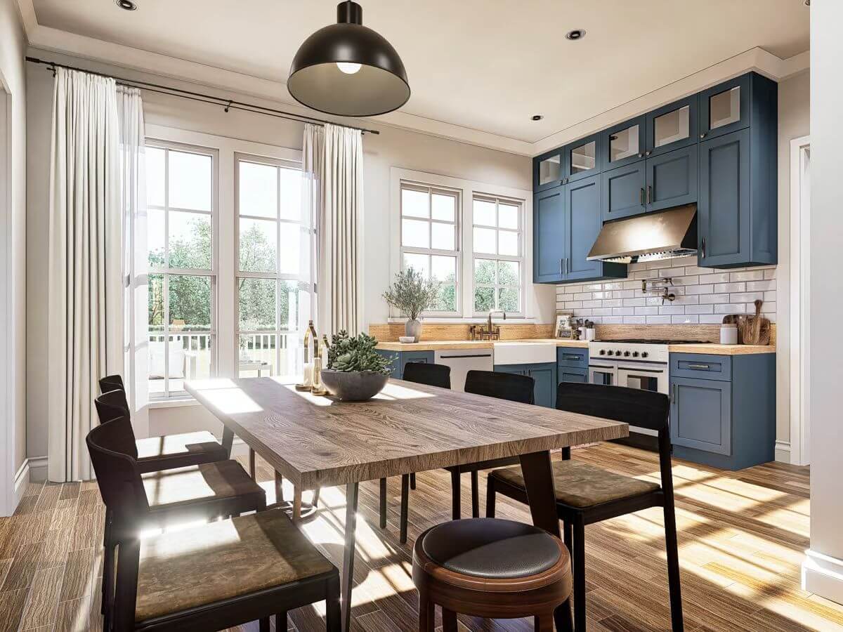 Dining Area and Kitchen