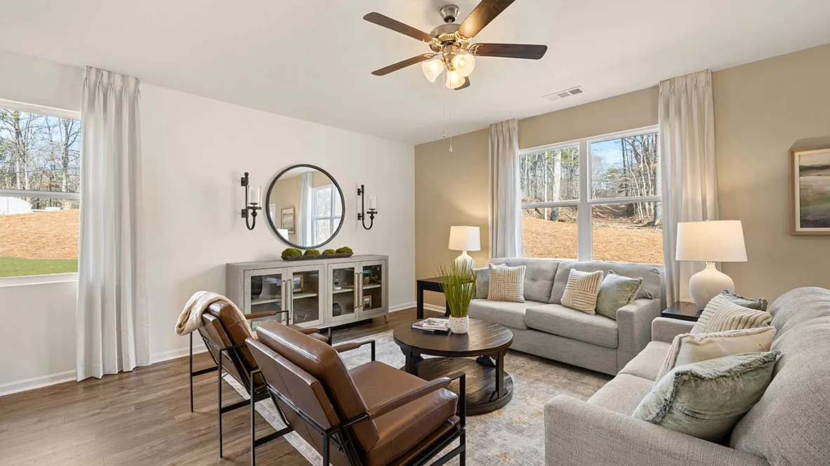 4-Bedroom Traditional-Style Home with Flex Room and Double Garage (2,338 Sq. Ft Floor Plan)