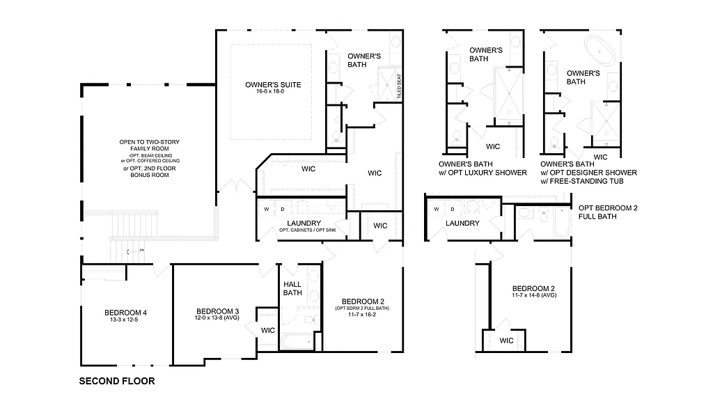 Transitional 4-Bedroom Modern-Style Home with Wet Bar and Two-Story Family Room (3,605 Sq. Ft. Floor Plan)