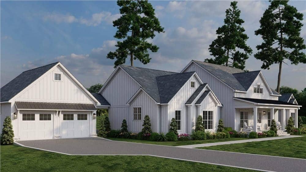 Classic Board and Batten Siding Enhances This Timeless Craftsman Design