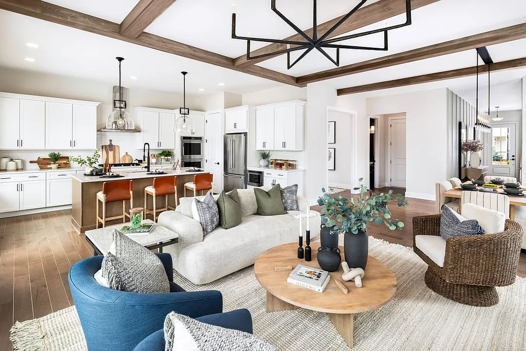 3-Bedroom The Chestatee Cottage Home for a Narrow Lot with Loft and Open-Concept Living (2,618 Sq. Ft. Floor Plan)