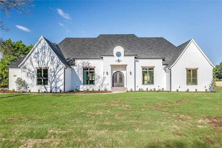 Classic European Elegance with an Eye-Catching Arched Entry