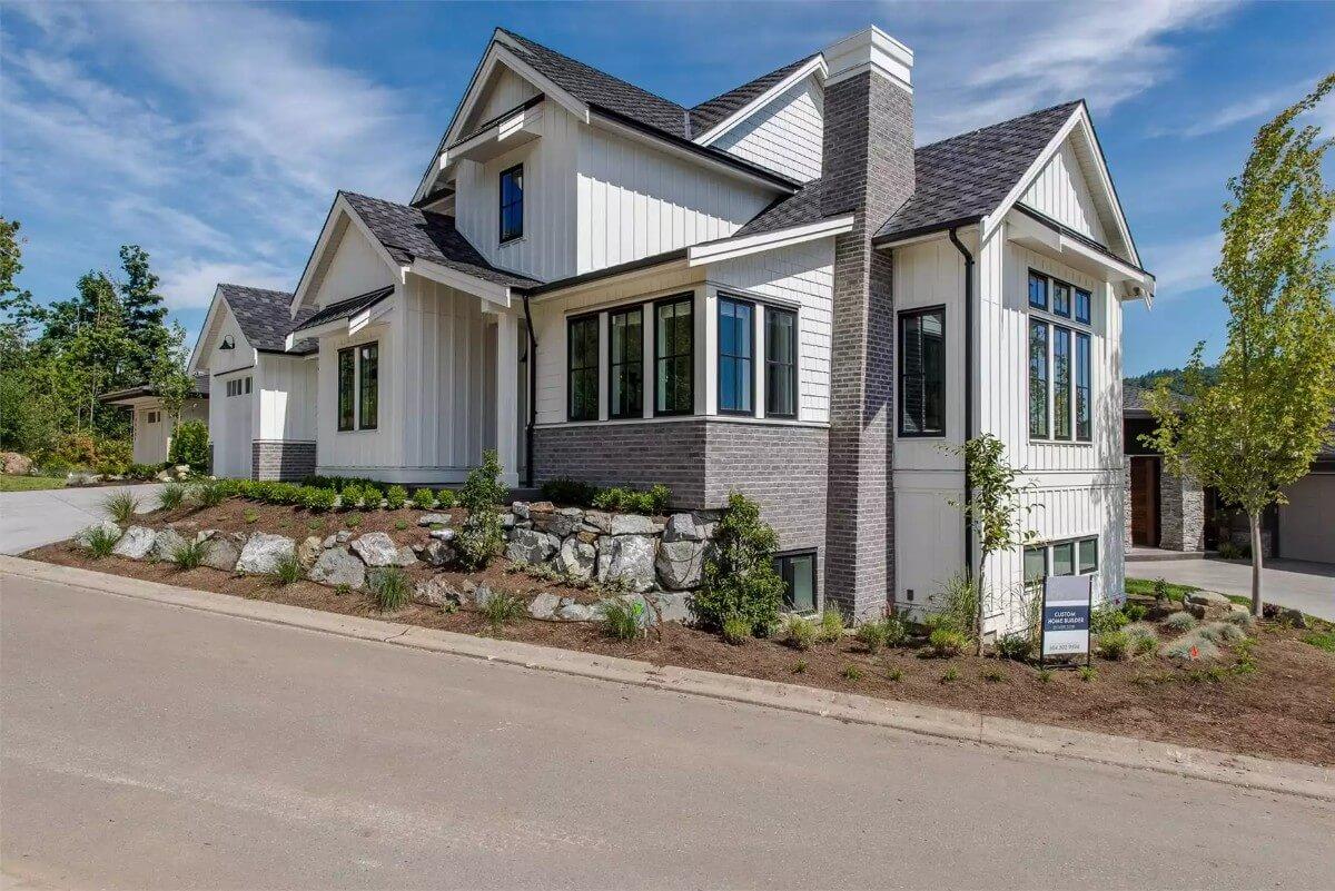 Check Out That Sleek Chimney and Gabled Rooflines