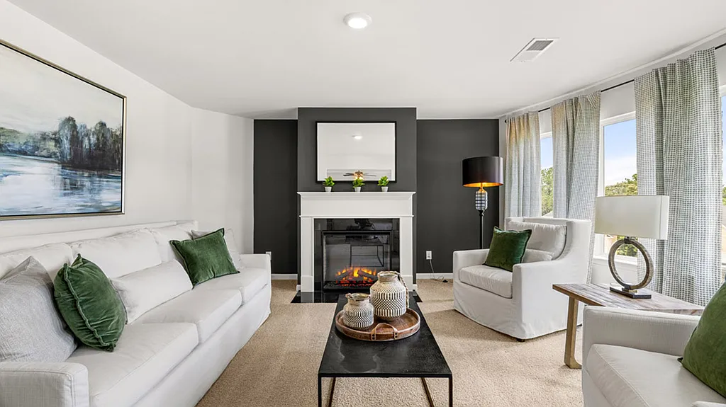 Traditional 5-Bedroom Home with Front Porch and Covered Rear Patio (3,034 Sq. Ft. Floor Plan) 