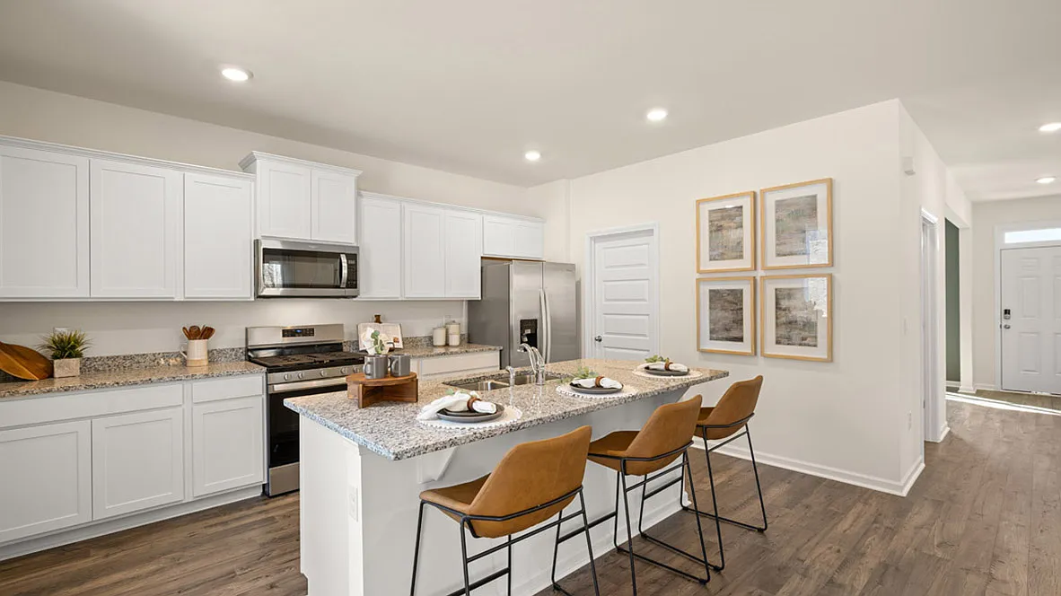 4-Bedroom Traditional-Style Home with Flex Room and Double Garage (2,338 Sq. Ft Floor Plan)