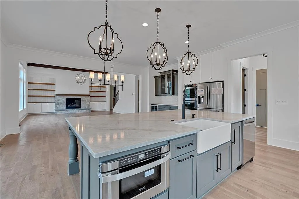 Farmhouse-Style 4-Bedroom Home with Bonus Room and Wraparound Porch (3,407 Sq. Ft. Floor Plan)