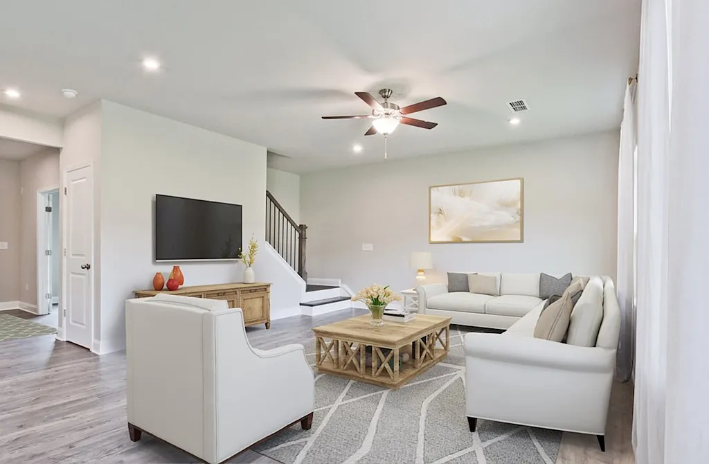 4-Bedroom Transitional-Style Home with Covered Front Porch and Optional Basement (2,223 Sq. Ft. Floor Plan)