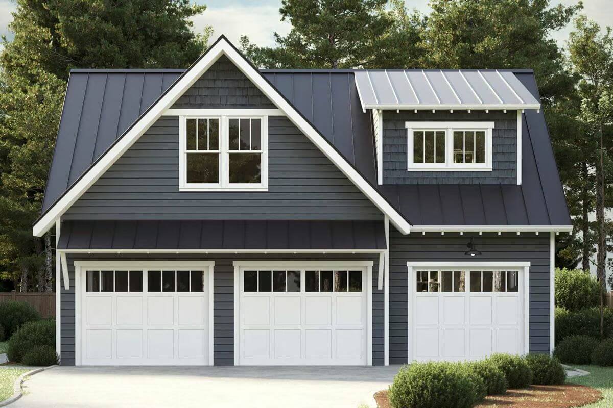 Country-Style Carriage Home with 1 Bedroom and Open-Concept Living (Floor Plan)