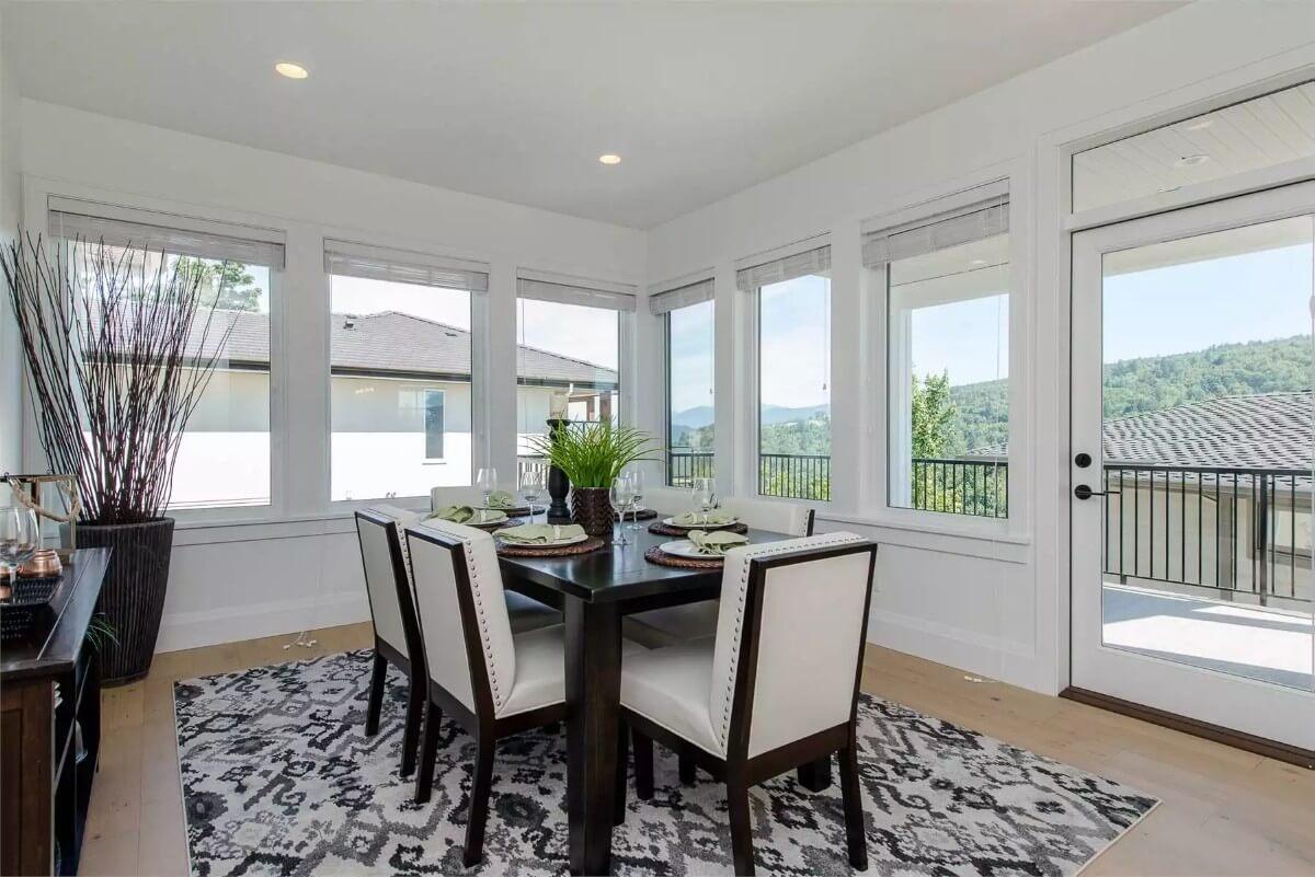 Sunlit Dining Nook with Expansive Views