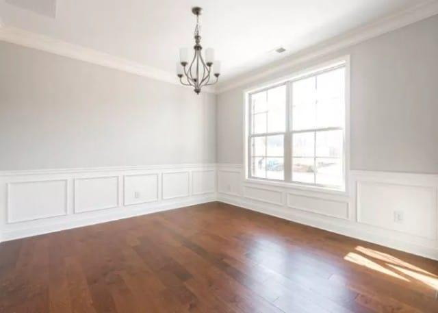 Elegant Dining Room With Wainscoting and a Touch of Craftsmanship