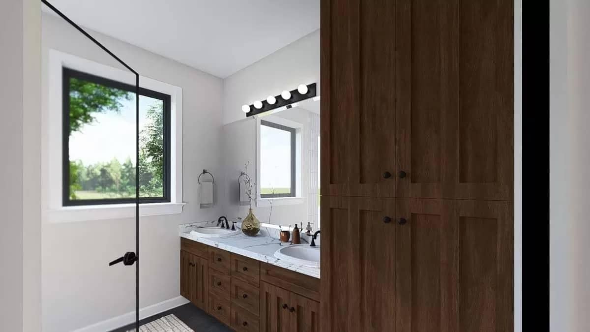 Check Out Those Sleek Cabinets and the Chic Sink Design