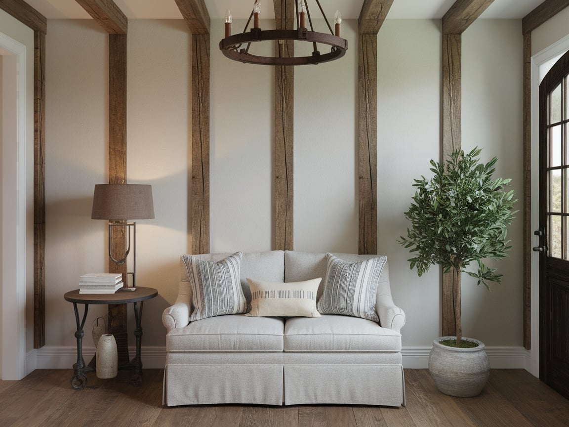 26. Cozy Seating Area in Entryway