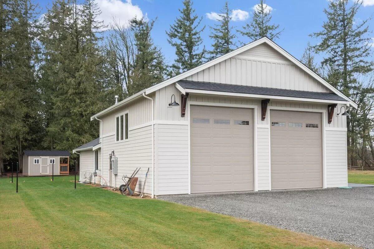 Take a Look at This Expansive Garage with Its Clean Lines