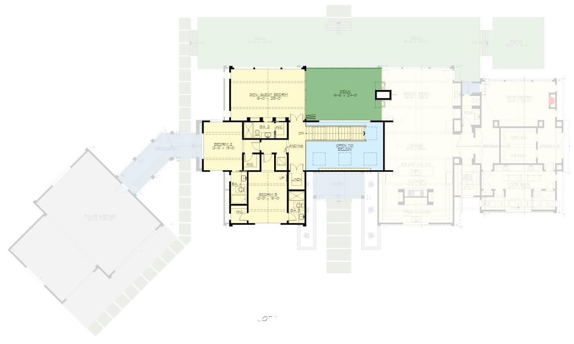 Exploring the Upper Level: Notice How the Design Emphasizes Open Loft Space