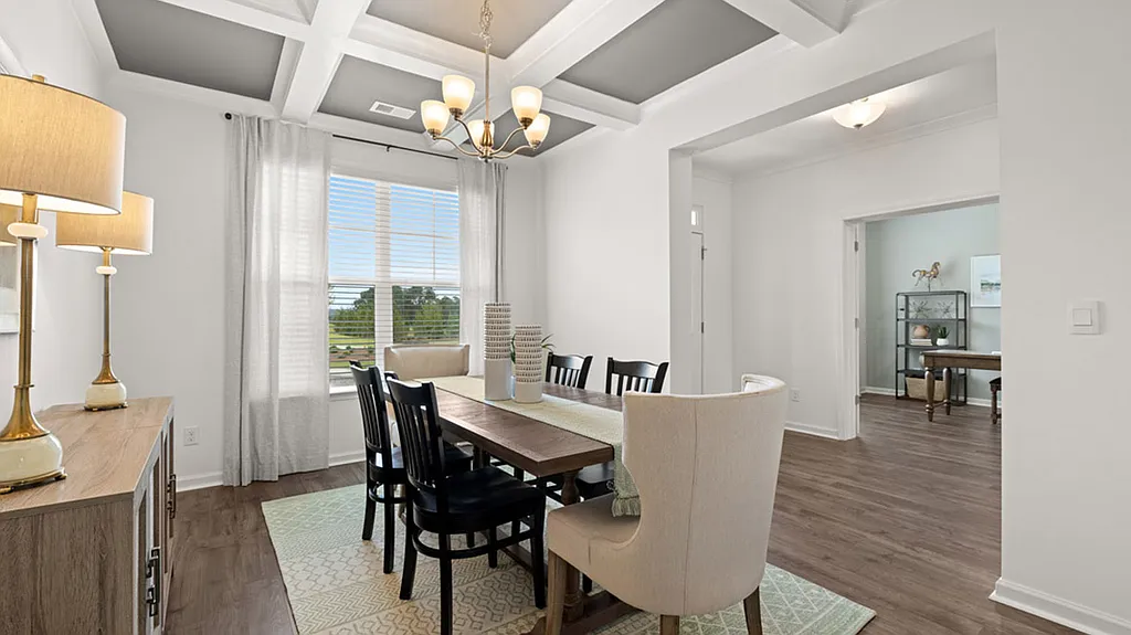 Traditional 5-Bedroom Home with Front Porch and Covered Rear Patio (3,034 Sq. Ft. Floor Plan) 