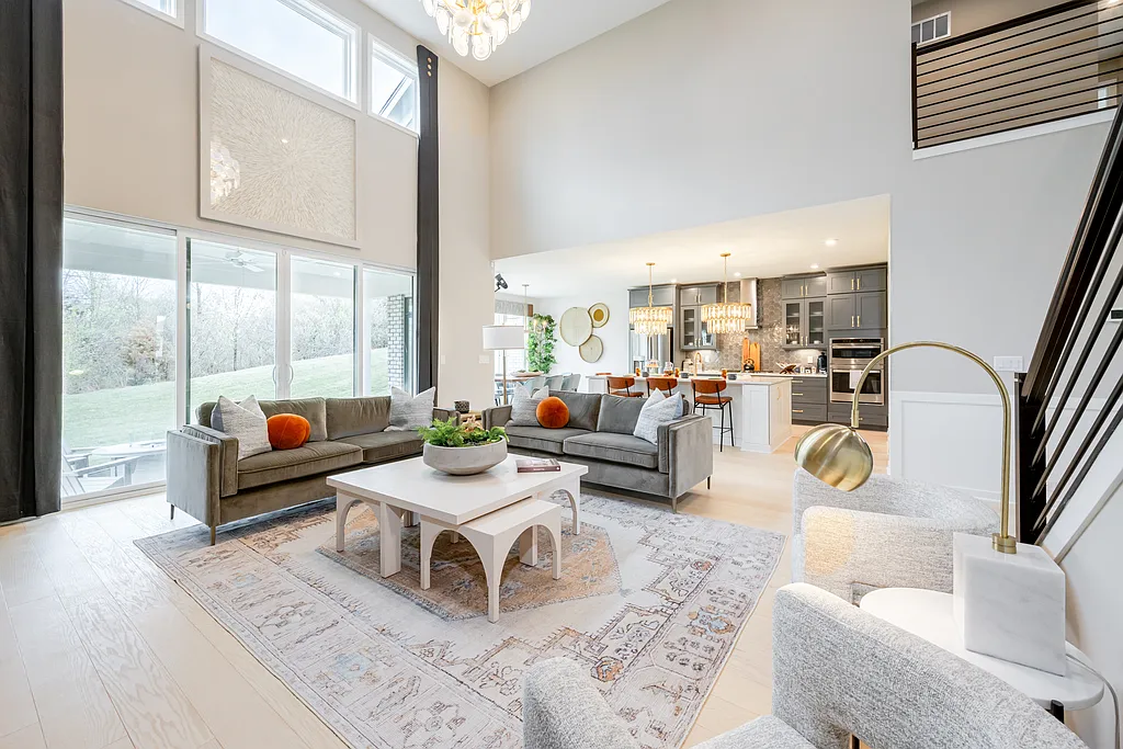 Transitional 4-Bedroom Modern-Style Home with Wet Bar and Two-Story Family Room (3,605 Sq. Ft. Floor Plan)
