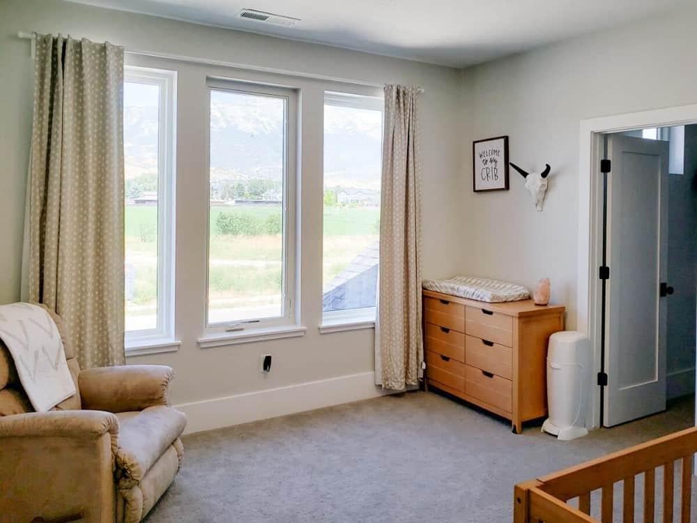 Nursery Room with Inviting Light and Calming Tones