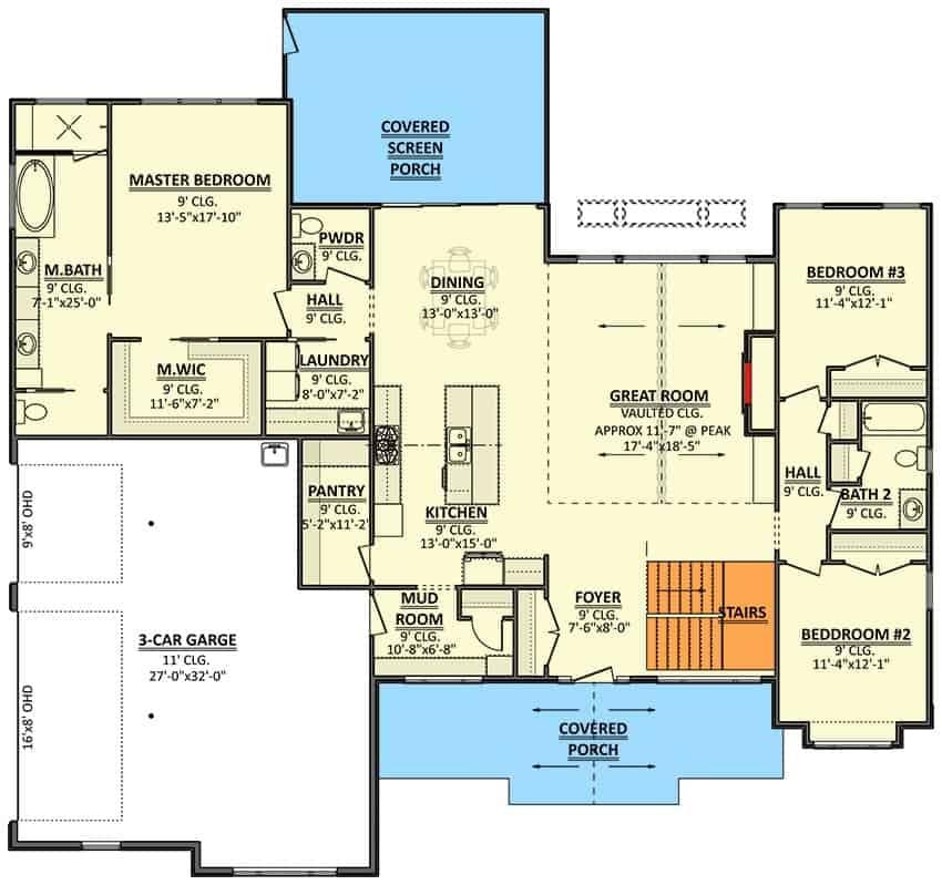 Craftsman Layout with Efficient Flow: Check Out This Floor Plan