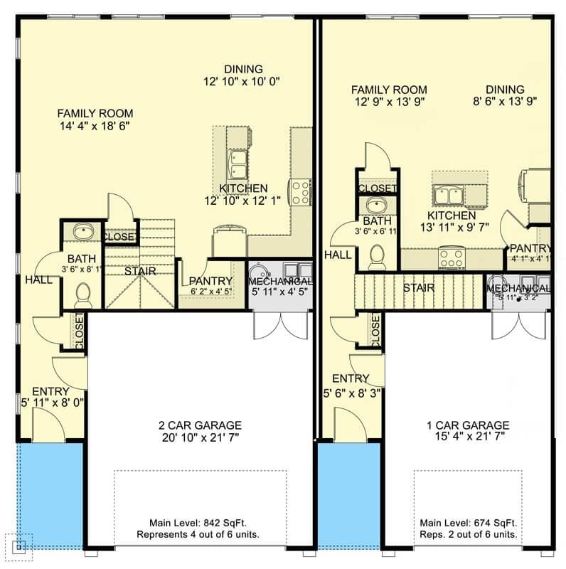 A Glimpse into Practical Layouts: Two Distinct Floor Plans for Urban Living