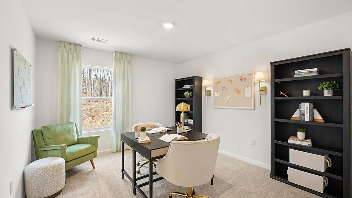 4-Bedroom Traditional-Style Home with Flex Room and Double Garage (2,338 Sq. Ft Floor Plan)