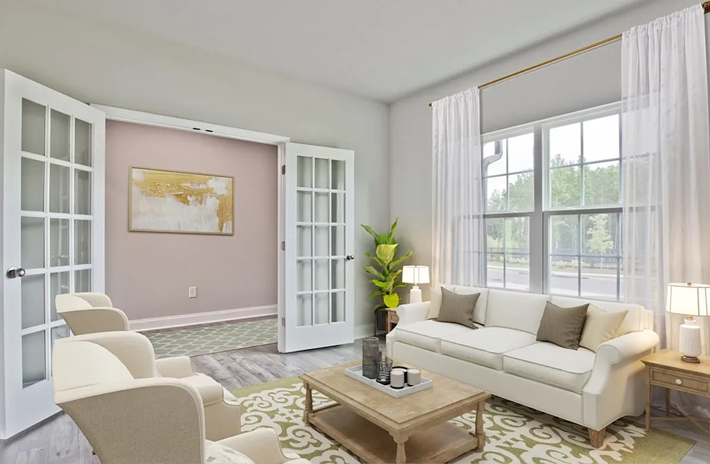 4-Bedroom Transitional-Style Home with Covered Front Porch and Optional Basement (2,223 Sq. Ft. Floor Plan)