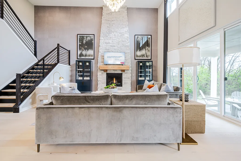Transitional 4-Bedroom Modern-Style Home with Wet Bar and Two-Story Family Room (3,605 Sq. Ft. Floor Plan)