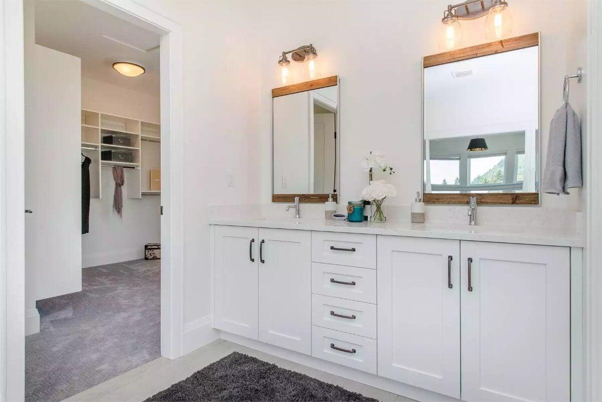 Notice the Rustic Touch with these Wooden Framed Mirrors