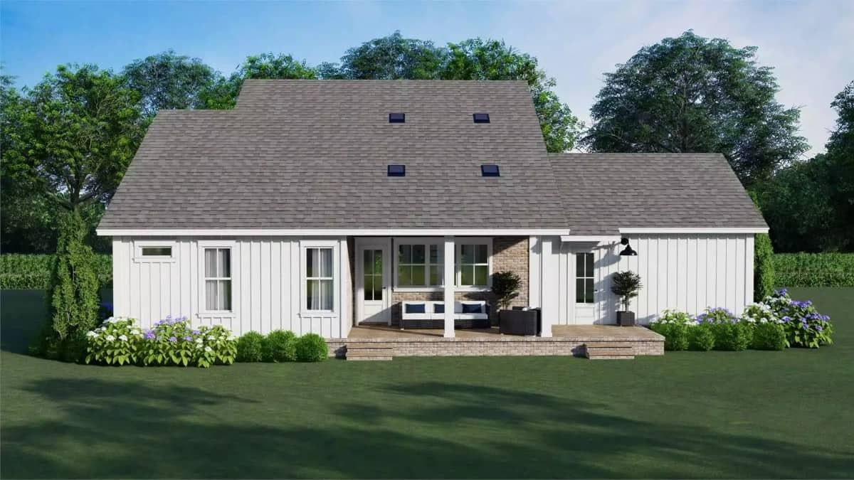 Notice the Skylights on This Modern Farmhouse Exterior