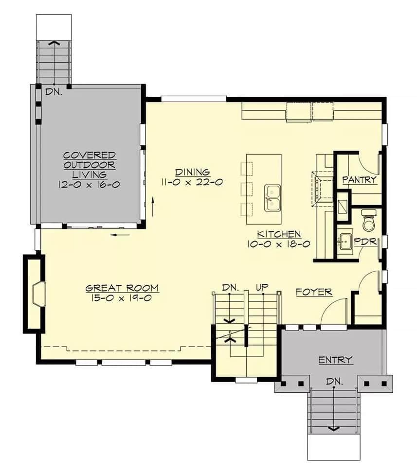 Open Concept Layout with a Fantastic Outdoor Living Space