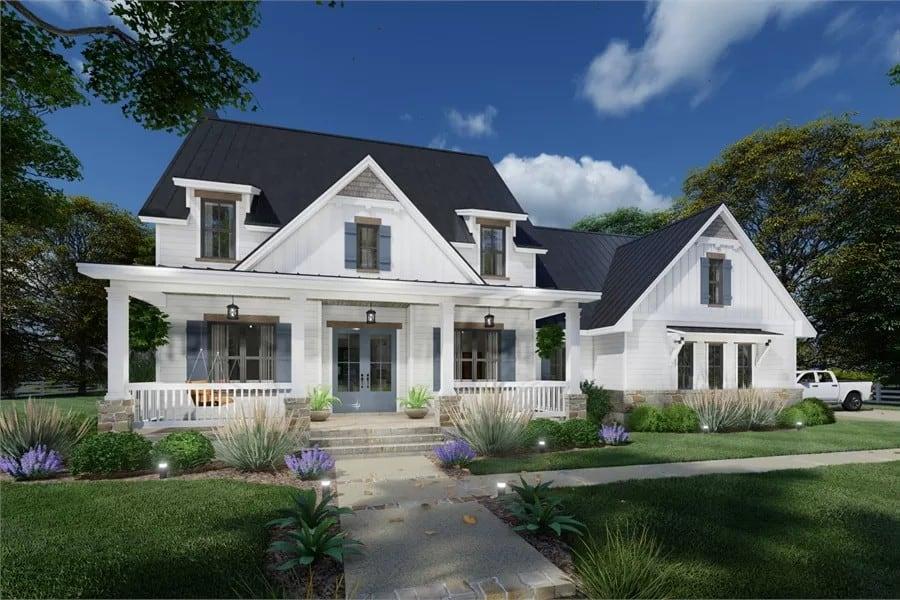 Classic Farmhouse Charm with a Spacious Wrap-Around Porch