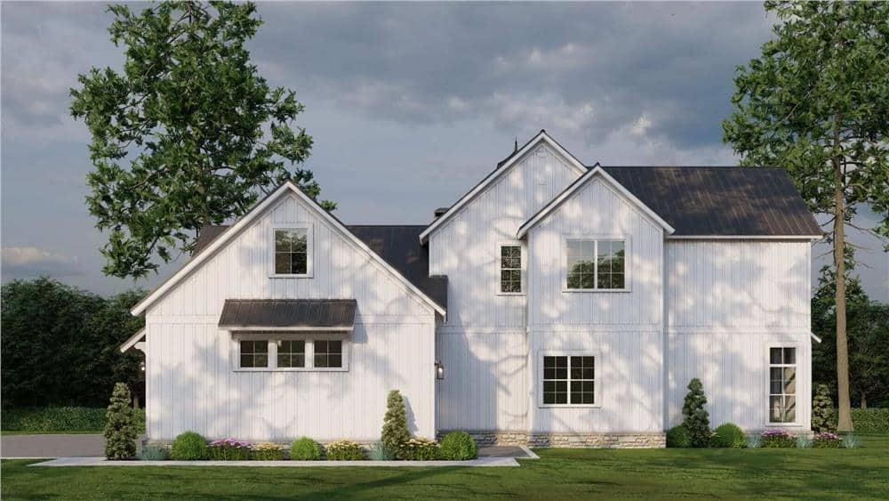 Notice the Classic Gable Rooflines on This Modern Farmhouse