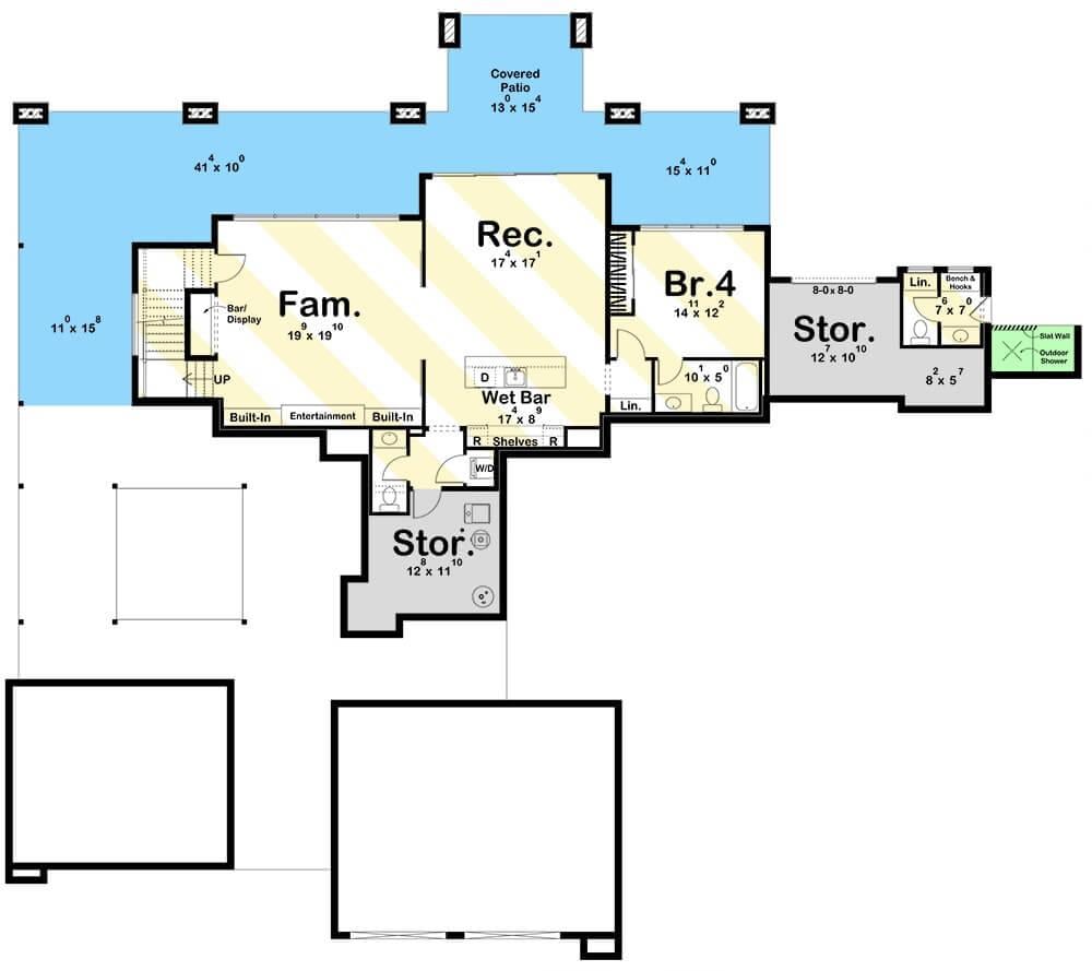 Lower Level Entertainment Hub with Expansive Wet Bar and Rec Room
