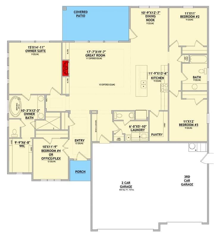 Explore the Thoughtful Layout With a Central Great Room