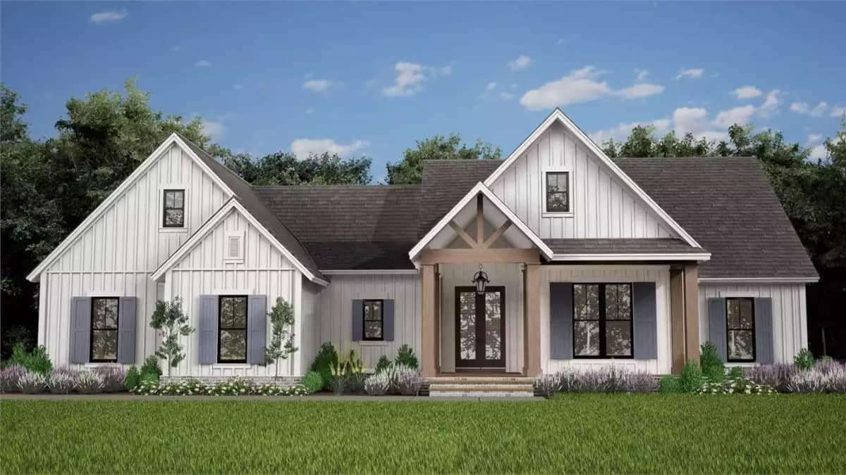 Look at the Inviting Gable Rooflines of This Craftsman Home
