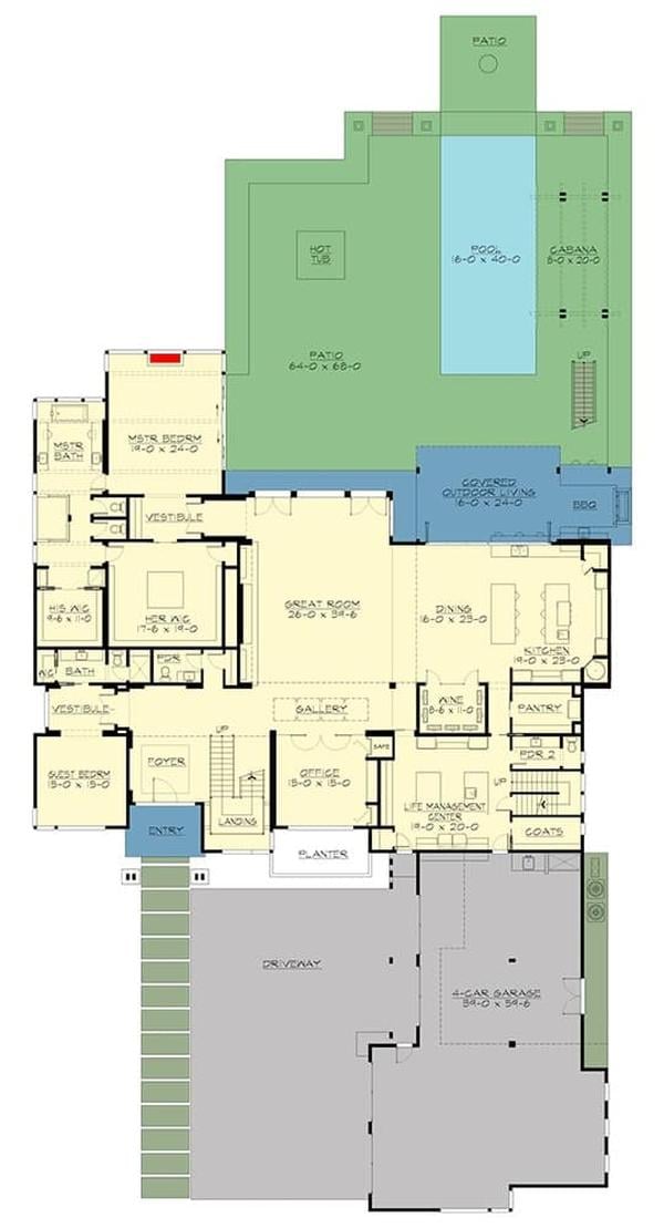 Expansive Main Floor Layout Featuring Outdoor Entertaining Areas