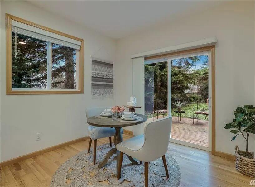 Look at This Charming Breakfast Nook with a View