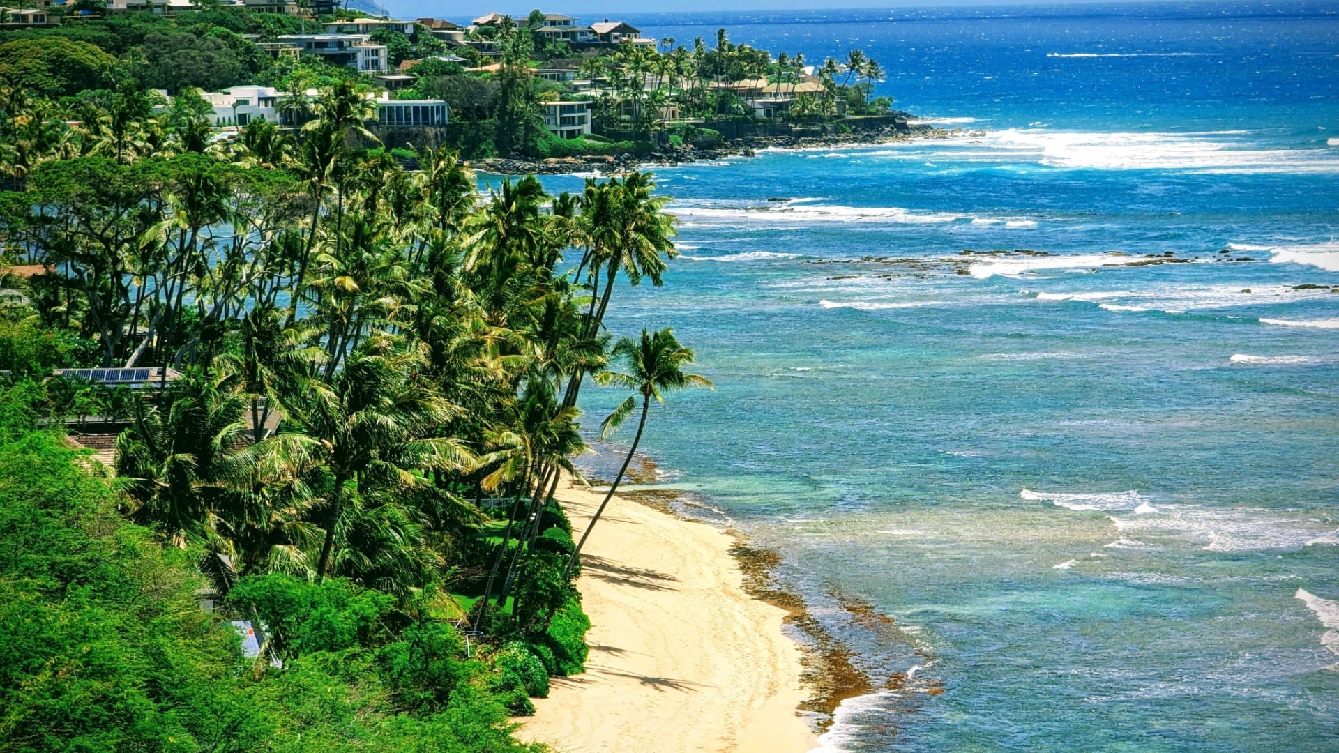Oʻahu aerial view