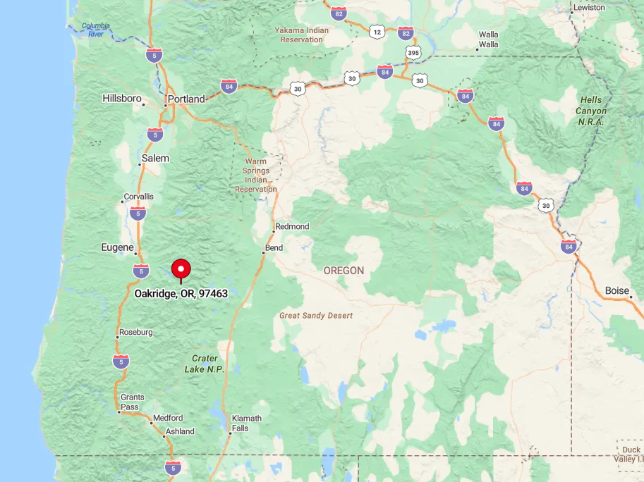 Oak Ridge Ridge Or Map 15 Scenic Small Towns in Oregon’s Cascades Where Chasing Waterfalls is ...